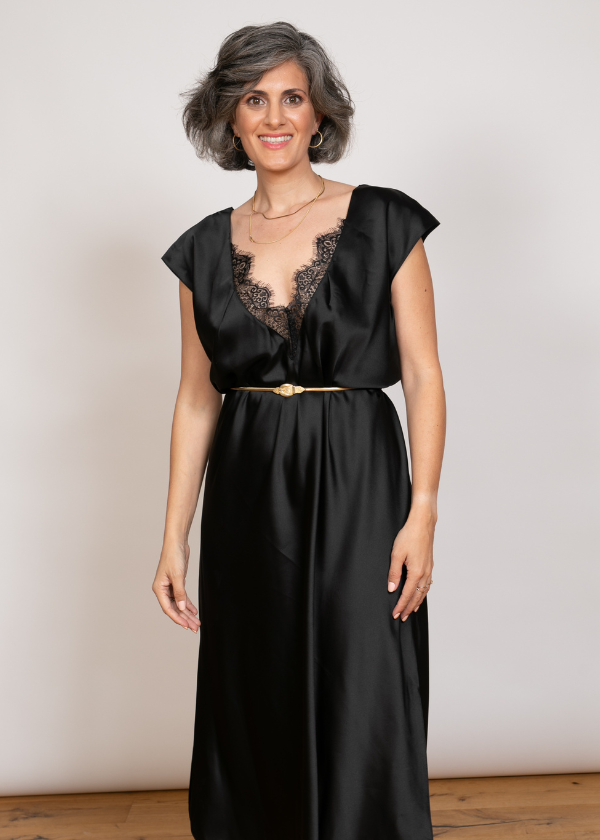 אוליביה נילוס שחור | שמלה