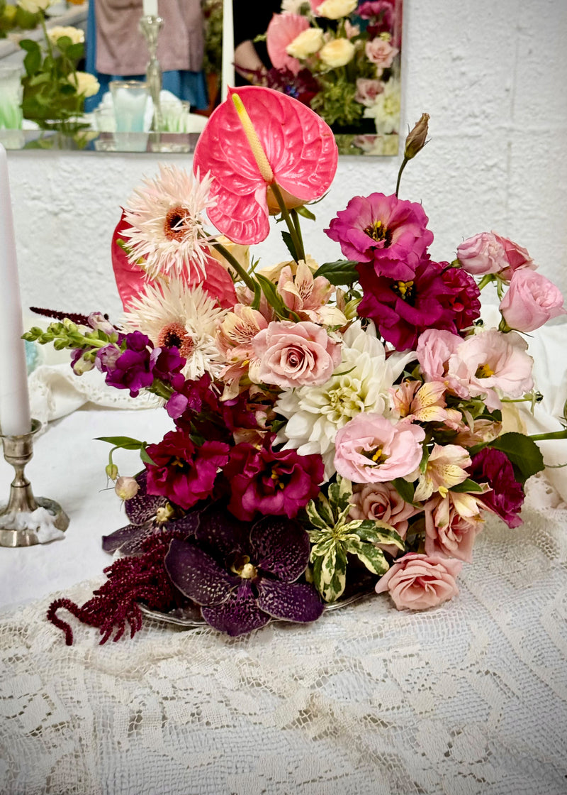 סדנת שזירת פרחים לעיצוב שולחן וואו | ביני בוקה + קרן שביט