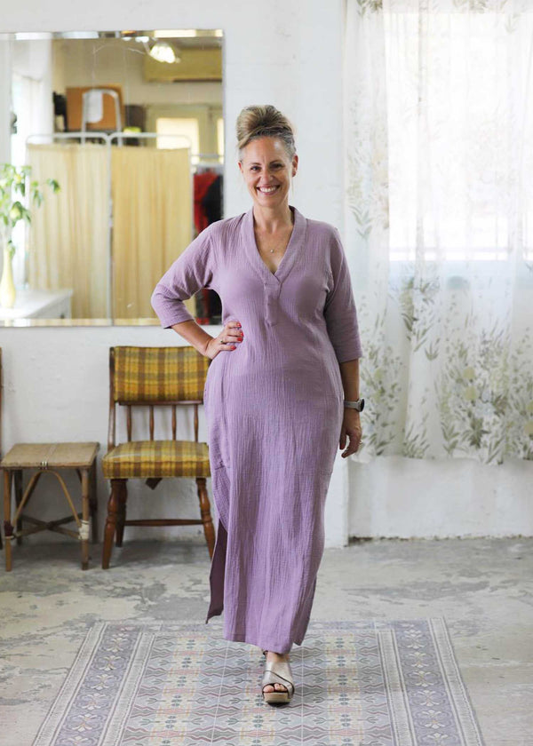 שמלת גלביה לנצח קלאסית | טטרה לבנדר