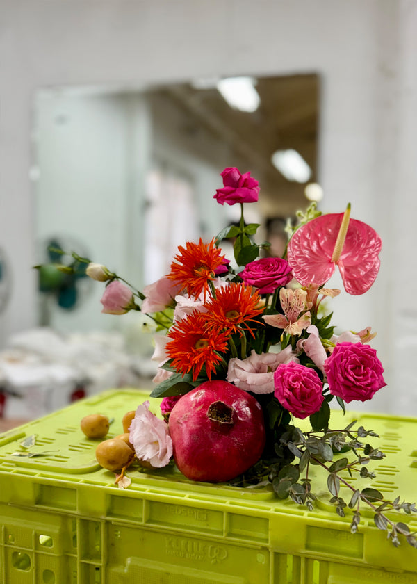 סדנת שזירת פרחים לעיצוב שולחן וואו | ביני בוקה + קרן שביט