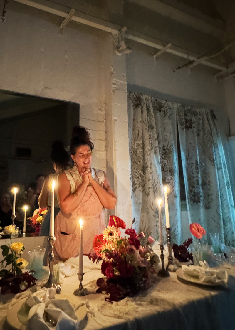 סדנת שזירת פרחים לעיצוב שולחן וואו | ביני בוקה + קרן שביט