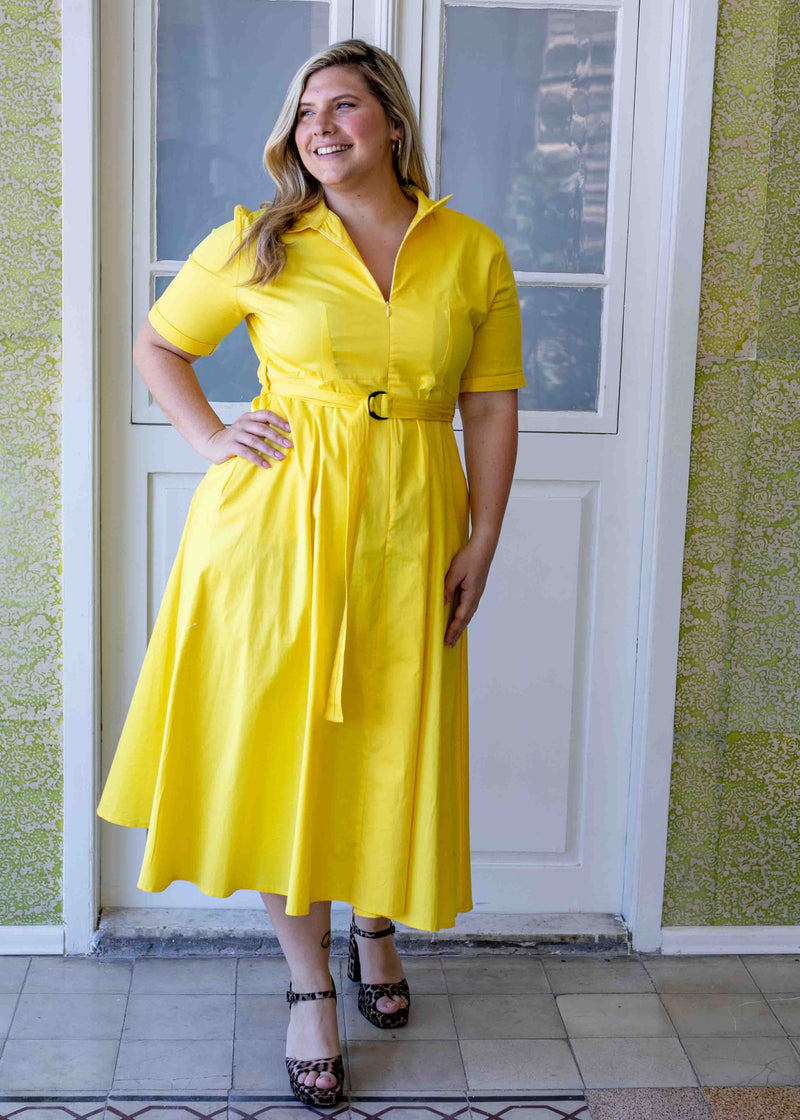 שמלת עלמה דור 2.0 | צהוב לימון