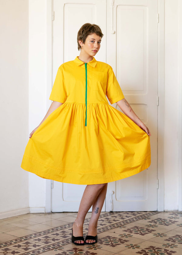 שמלת נינה | צהובה