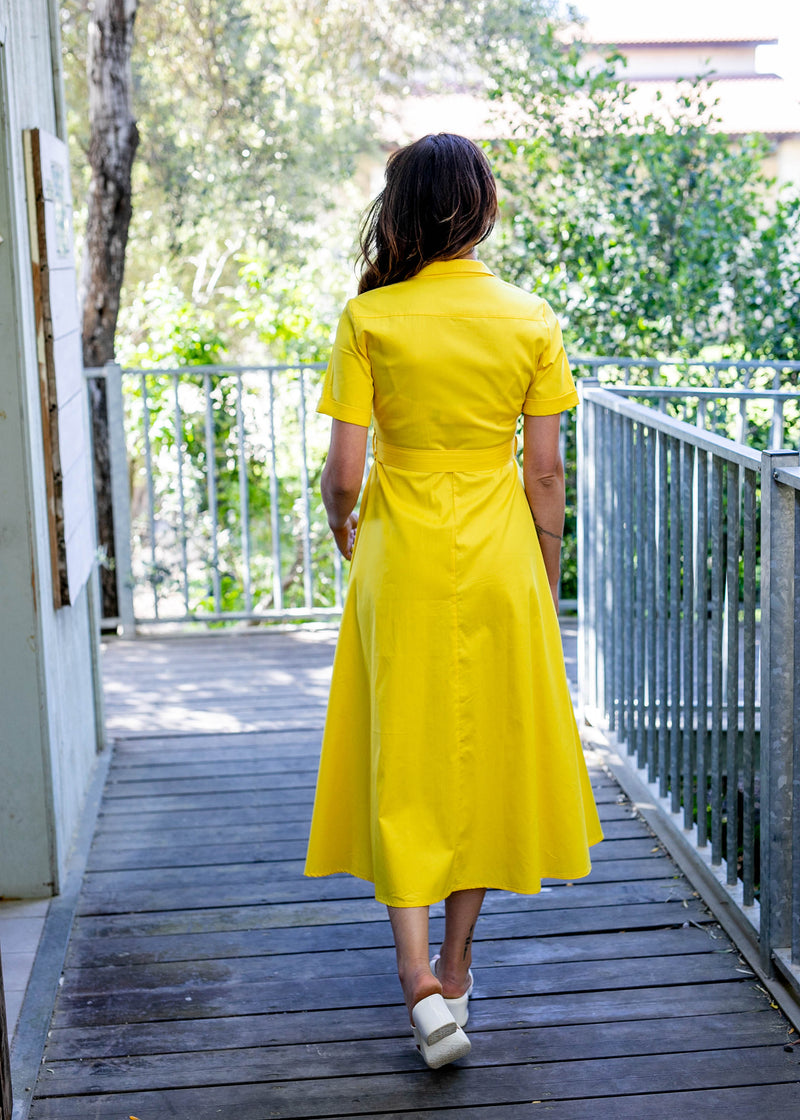 שמלת עלמה דור 2.0 | צהוב לימון